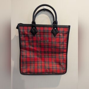 Large Sourpuss Tartan Purse New Without Tags